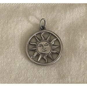 James Avery Retired Sun Face Charm/Pendant